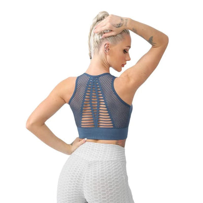 Sports Bras For Women Yoga Bra For fitness Workout Running Shirts Seamless Comfortable Yoga Bras Tank Top  With Removable Pads