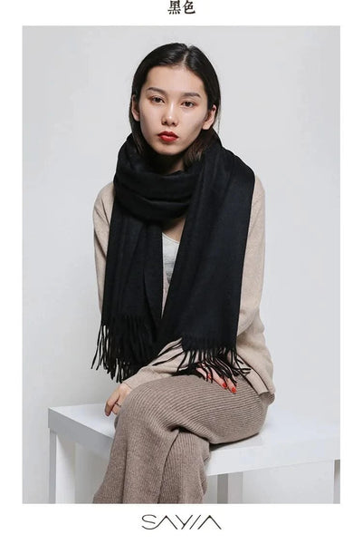 Soft cashmere big Scarf for Women Shawl 200*70 cm  Real pashmina