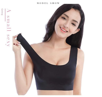 Plus Size Women Bras Bralette Comfortable Invisible Bras Push Up Breathable Brassiere Non Wired