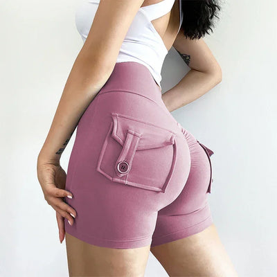 Casual Biker Shorts Women High Waist Seamless Workout Leggings Fitness Joggings Gym Tights Scrunch Butt Yoga Shorts Sportswear