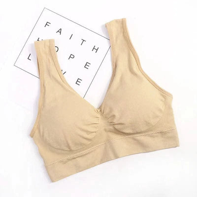 Plus Size Bras For Women Seamless Bra With Pads to 4XL 5XL Bralette Push Up Brassiere Vest Wireless Active fashion underwear