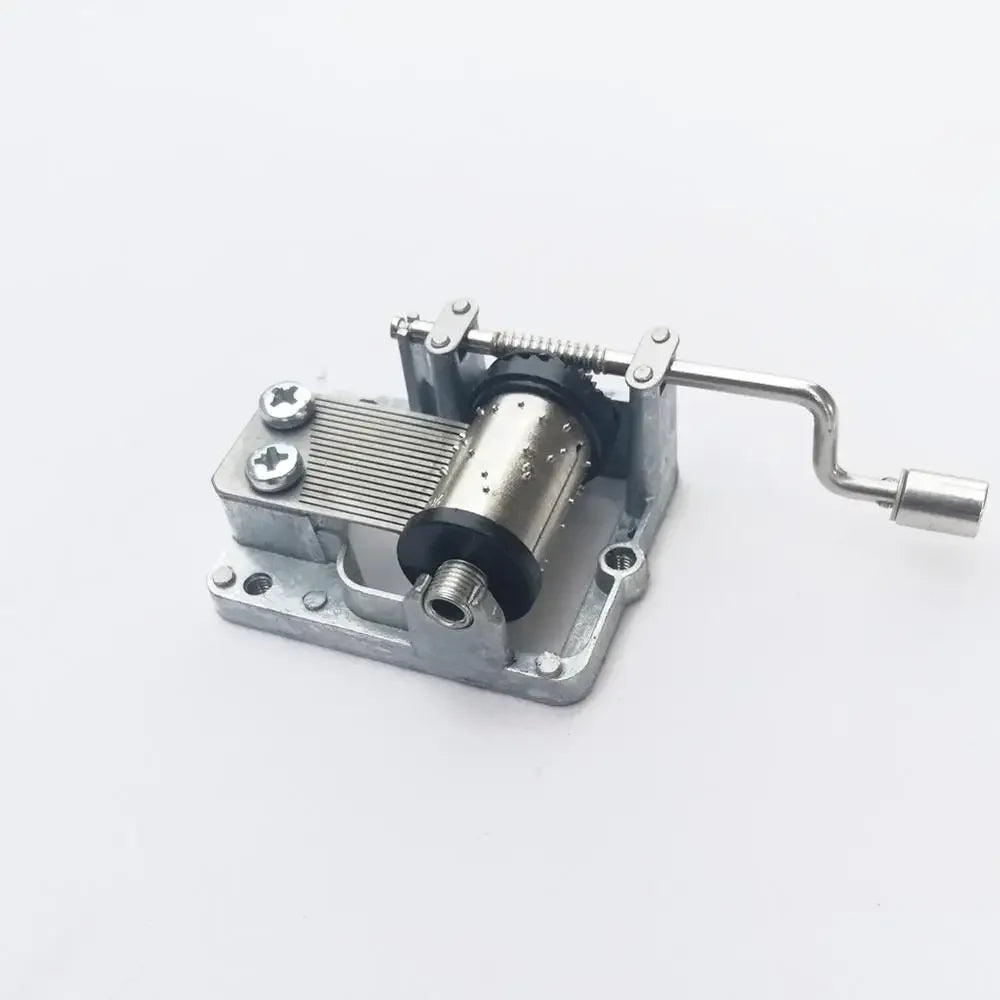 Hand Cranked Music Movement DIY Music Box Decorative Collectibles wooden Music (A Variety Of Music Available)