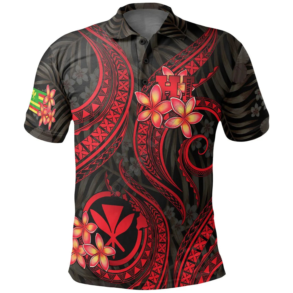 Polynesian Hawaii Polo Shirts Humpback Whale with Tropical Flowers 3D Printed Polo Shirt Men Women Short Sleeve Summer T-shirt