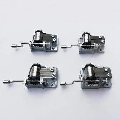 Hand Cranked Music Movement DIY Music Box Decorative Collectibles wooden Music (A Variety Of Music Available)