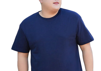 Summer 170kg Oversized T-shirt Men 5XL 6XL 7XL 8XL 9XL 10XL 12XL Cotton Loose T-shirt