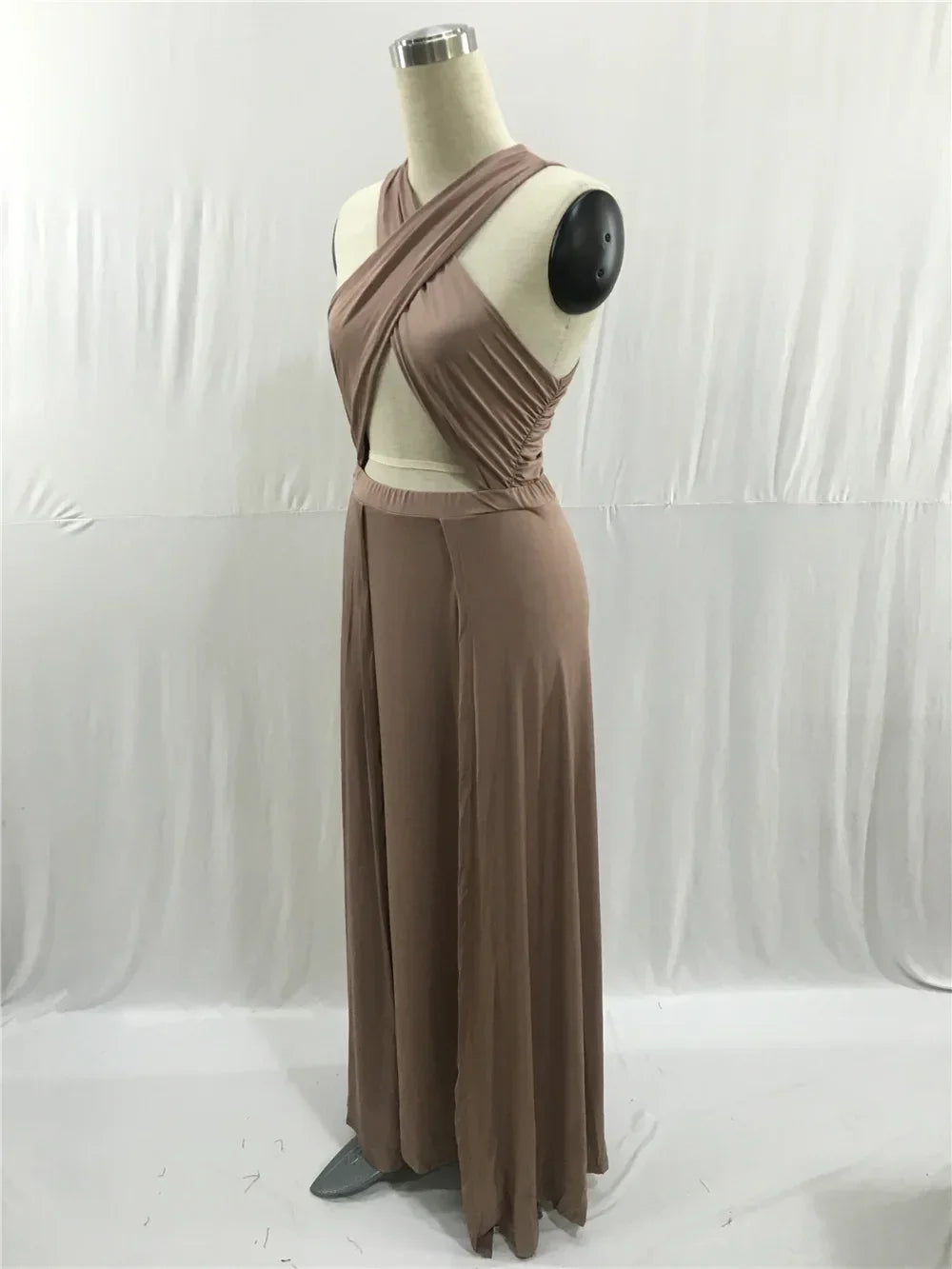 Sexy Black Irregular Split Bandage Long Dress 2021 Fashion Women Summer Dresses Casual Vestidos Party Femme Robe Plus Size New