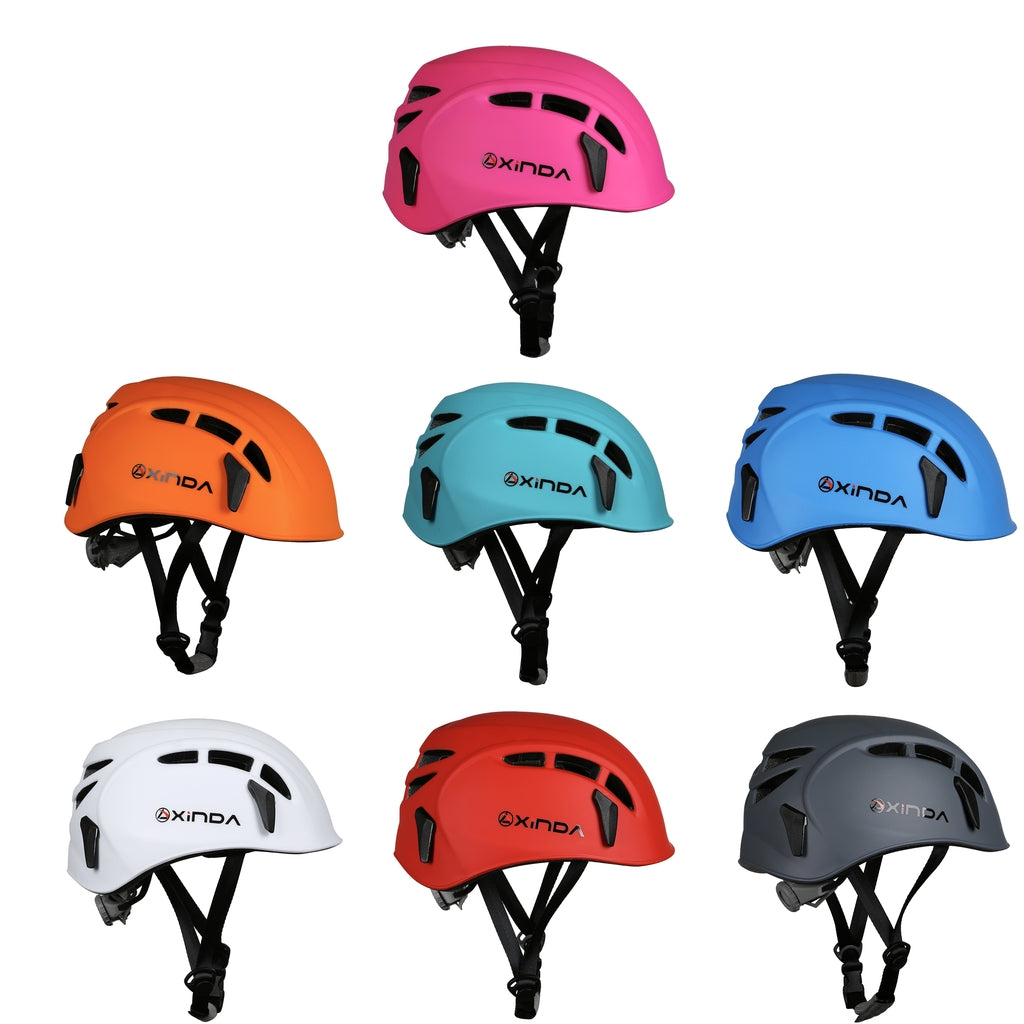Water Sport Safety Helmet Rock Climbing Caving Kayaking Rappelling Head Protective Gear 52-62cm for Roller Skating & Boating