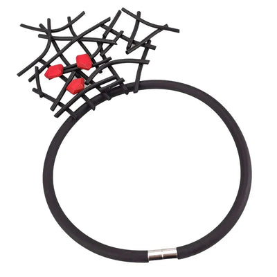 UKEBAY New Designer Luxury Necklaces Women Handmade Gothic Pendant Necklace Rubber jewelry Wooden Accessories Statement Jewelry