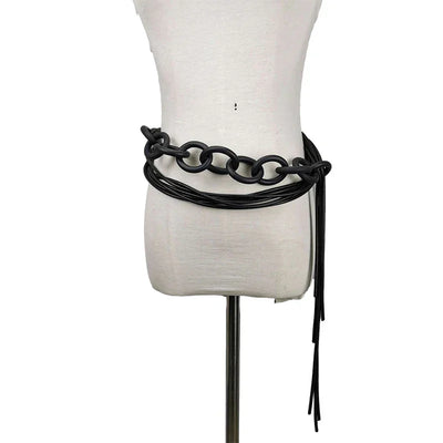 UKEBAY New Handmade Luxury Necklaces For Women Rubber Jewelry Black Statement Necklace Fashion Clothes Chain Gothic Accessories