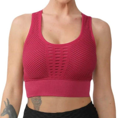 Sports Bras For Women Yoga Bra For fitness Workout Running Shirts Seamless Comfortable Yoga Bras Tank Top  With Removable Pads