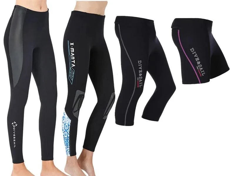 Wetsuit Pants Women, Men 1.5mm 2mm Neoprene Keep Warm for Water Aerobics Diving Surfing Swimming Snorkeling Scuba Kayaking