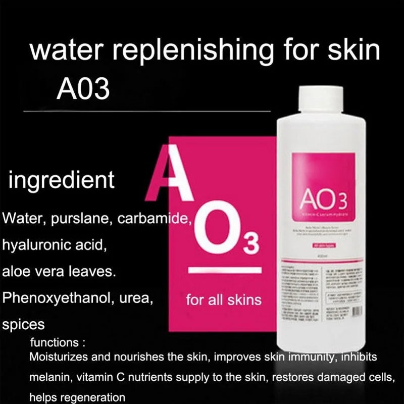 3PCS Facial Skincare Face Serum AS1 SA2 AO3 Aqua Peel For Facial Machine Skin Deep Cleaning Anti-Aging Whitening Moisturizing