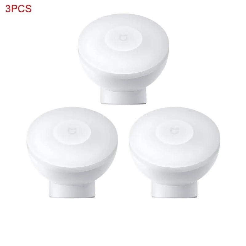 Xiaomi Mijia Night Light 2 360°Rotation Magnetic Human Infrared Light Dual Sensor Mini Wall Light 2800K Warm Yellow 2 Level Adju