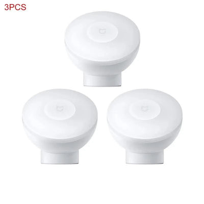 Xiaomi Mijia Night Light 2 360°Rotation Magnetic Human Infrared Light Dual Sensor Mini Wall Light 2800K Warm Yellow 2 Level Adju