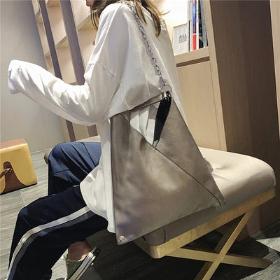 Fashion Leather Handbags for Women Luxury Handbags Women Bags Designer Large Capacity Tote Bag Chain Shoulder Bags Sac a Main