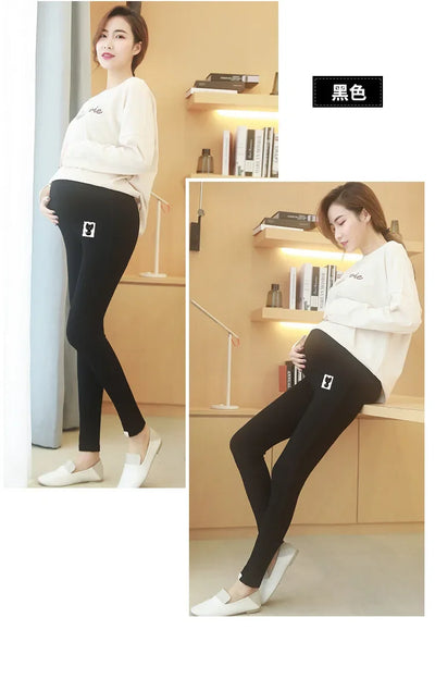 Adjustable Waist Maternity Pants Pregnant Women Leggings Pregnancy Ropa Mujer Embarazada Premama Enceinte Fitness Trousers