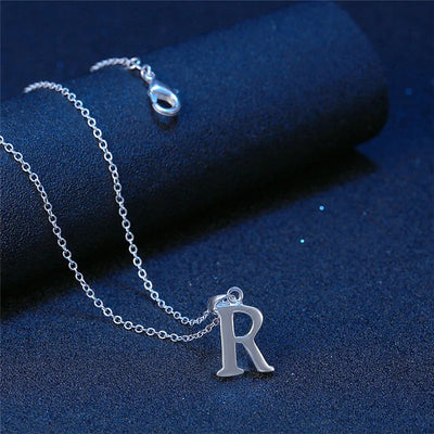 Fashion Jewelry Stainless Steel Link Chain Letter R Pendants Necklaces Fine Women Wedding Party Gift 2*2.5cm No chain