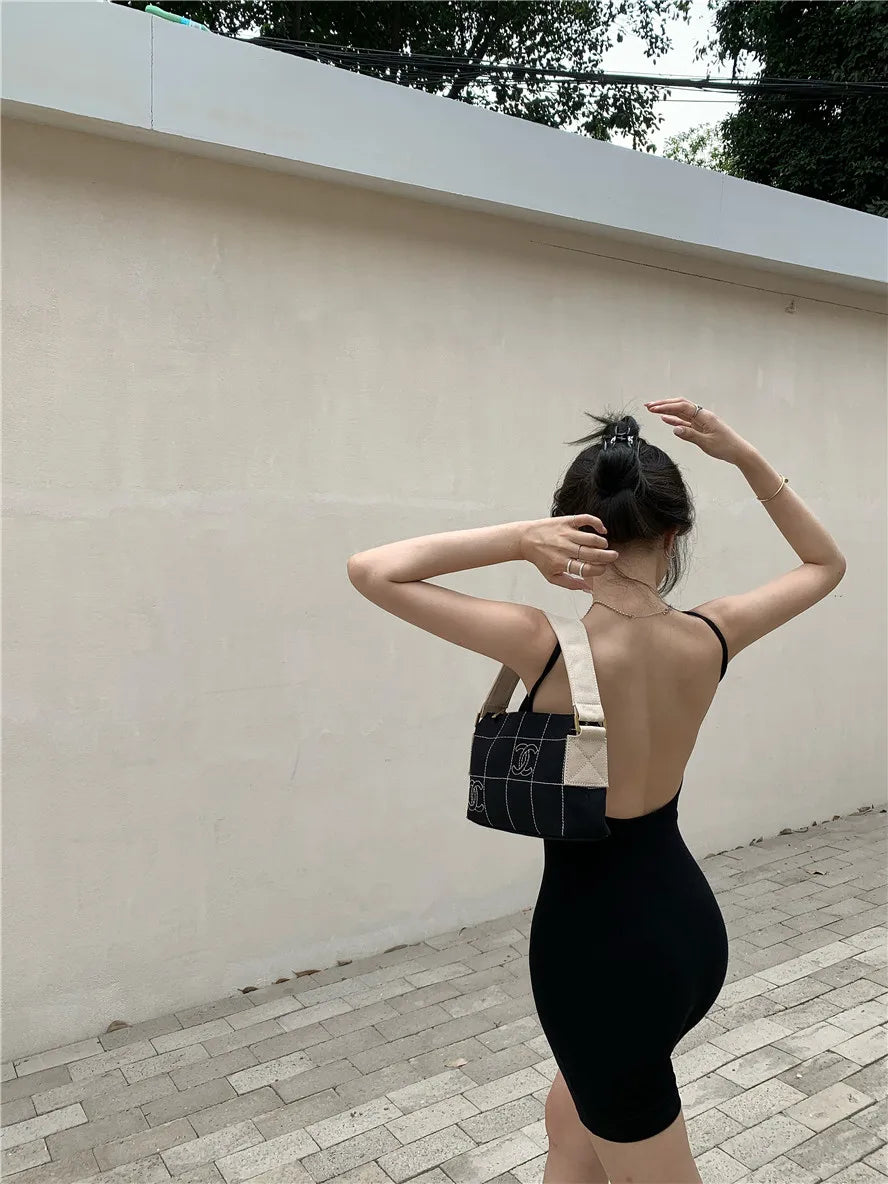 Jumpsuit women summer new style 2021 sexy tight-fitting hip shorts hot pants sleeveless black one-piece Body for women body sexy