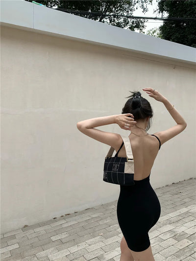 Jumpsuit women summer new style 2021 sexy tight-fitting hip shorts hot pants sleeveless black one-piece Body for women body sexy