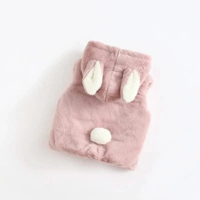 Cute Rabbit Sleeveless Hooded Plush Vest Coat/Jacket  | Spring Autumn Outwear| Baby Girls, Toddler, Infant, Children