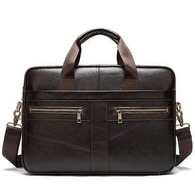 WESTAL Men's Briefcases Men's Bags Genuine Leather Lawyer/Office Bag Laptop Bag Men's Leather Briefcases Bag for Documents