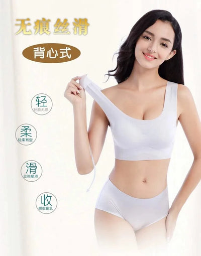 Plus Size Women Bras Bralette Comfortable Invisible Bras Push Up Breathable Brassiere Non Wired