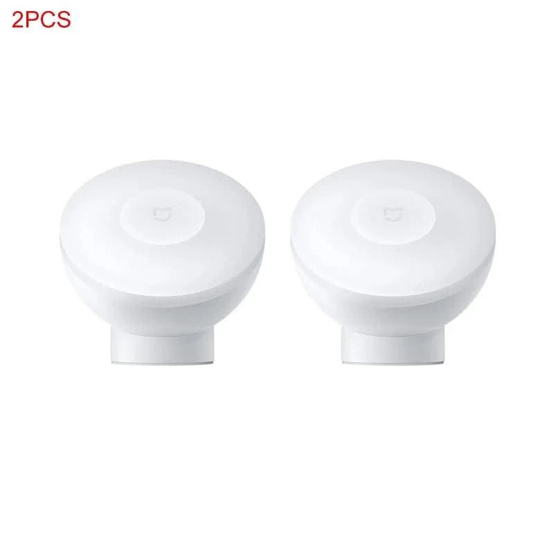 Xiaomi Mijia Night Light 2 360°Rotation Magnetic Human Infrared Light Dual Sensor Mini Wall Light 2800K Warm Yellow 2 Level Adju