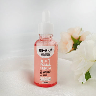 ENVISHA Facial Serum Hyaluronic Acid Niacinamide Vitamin Face Skin Care Anti-Aging Wrinkle Whitening Moisturizing Shrink Pores