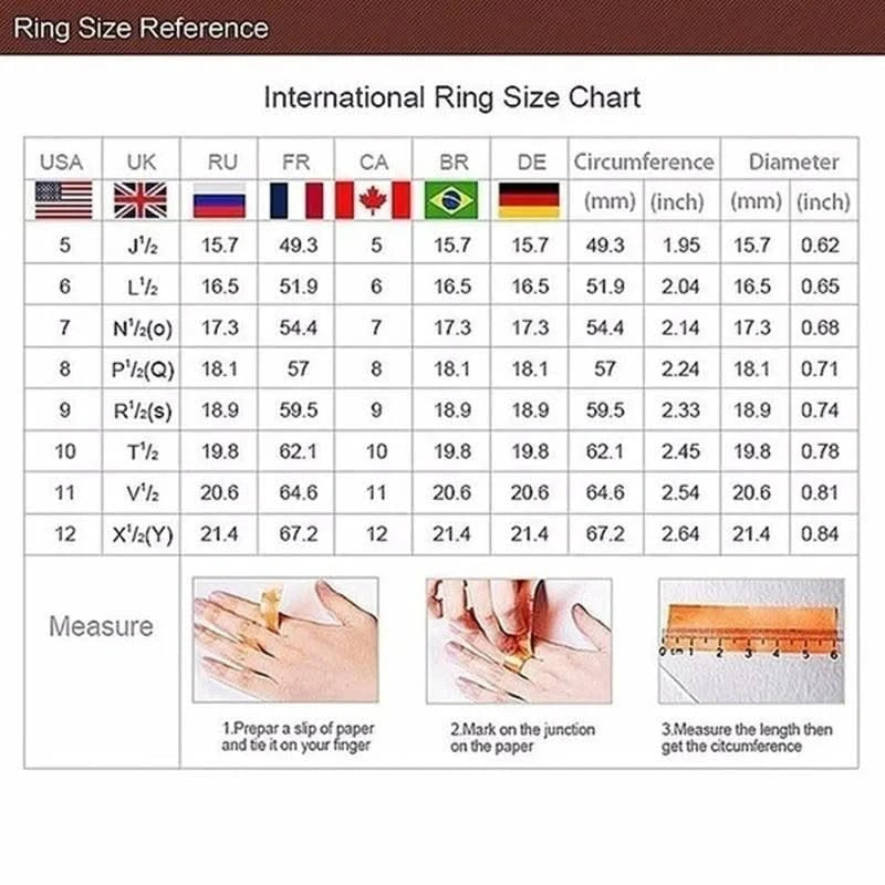 Women's Fashion Wedding Rings Set