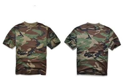 New Outdoor Camouflage T-shirt Men Breathable Tactical Combat T Shirt Dry Camo Camp Tees Hunting Clothes Shirt