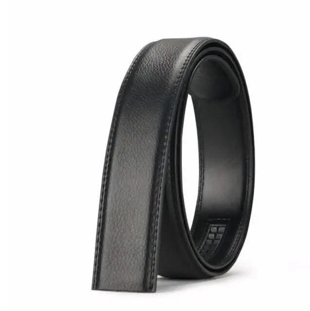 Men's Belt High Quality Genuine Leather Belts Metal Automatic Buckle Belts