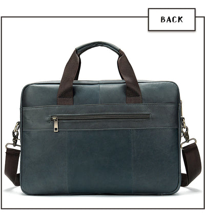 WESTAL Men's Briefcases Men's Bags Genuine Leather Lawyer/Office Bag Laptop Bag Men's Leather Briefcases Bag for Documents