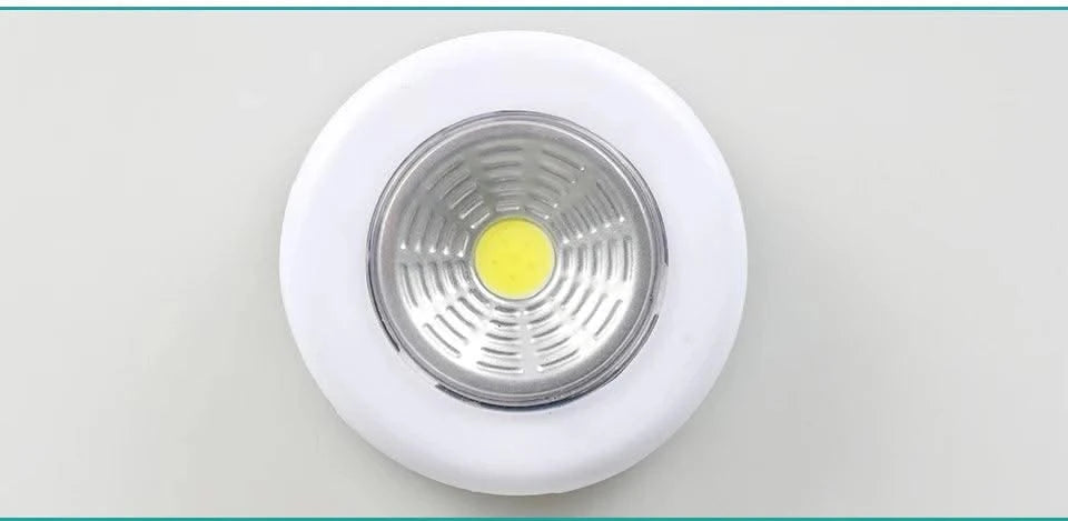 LED COB Touch Sensor Small Night Light LED Under Cabinet Light With Adhesive Sticker Wireless Wall Lamp Wardrobe Cupboard Lamp