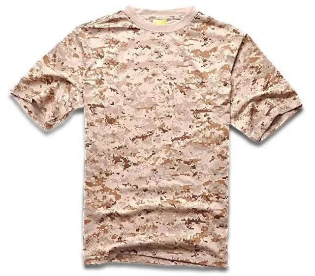 New Outdoor Camouflage T-shirt Men Breathable Tactical Combat T Shirt Dry Camo Camp Tees Hunting Clothes Shirt