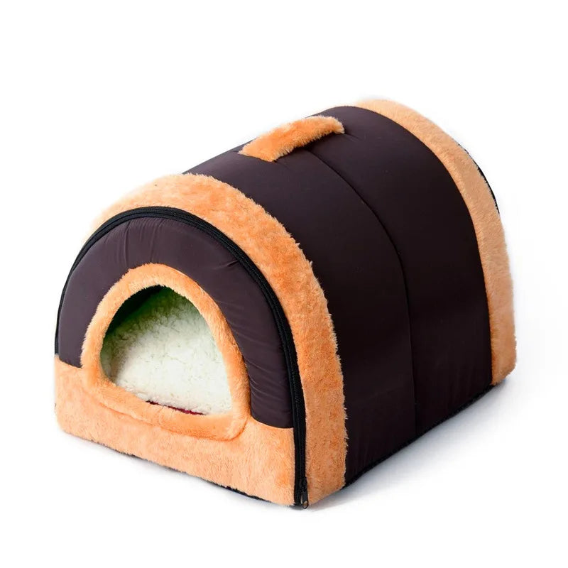 Sofa For Dog Bed Cat Puppy Rabbit Pet Foldable Warm Soft Warm Pet Kennel Sofa Sleeping Bag House Puppy Cave Bed