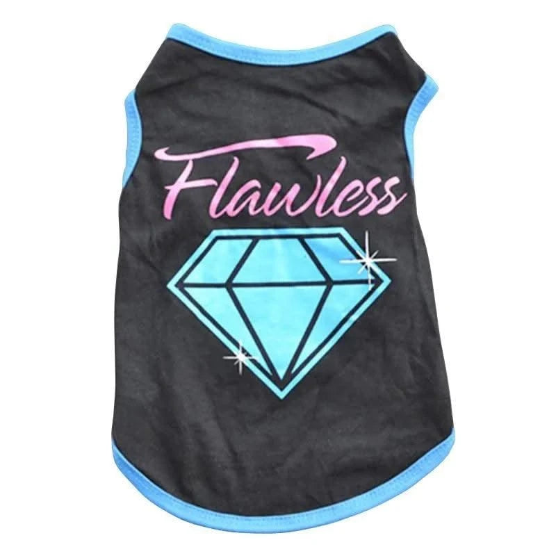 Pet Dog Clothes For Dog Cat Vest  T Shirts Pet Costume Cotton Clothes For Small Dogs Chihuahua Cool Puppy Clothing For Kitty 40