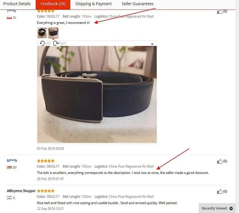 Blue Genuine Leather Automatic Buckle Strap Metal Belts for Men| Male