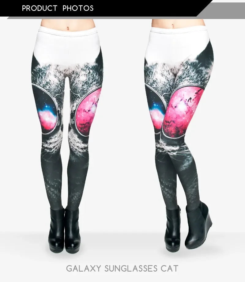 ZHBSLWT   Hot Sale New Arrival 3D Printed Fashion Women Leggings Space Galaxy Leggins