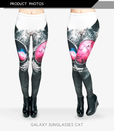 ZHBSLWT   Hot Sale New Arrival 3D Printed Fashion Women Leggings Space Galaxy Leggins