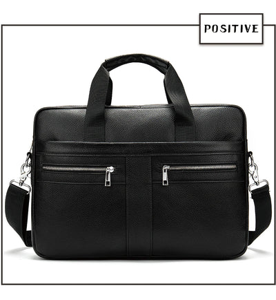 WESTAL Men's Briefcases Men's Bags Genuine Leather Lawyer/Office Bag Laptop Bag Men's Leather Briefcases Bag for Documents