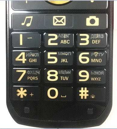 Slim Flip Mobile For Elderly Metal Body  Big Screen SOS Call Quick Dial Loud Sound Two Sim Magic Voice Torch Senior Mobile Phone