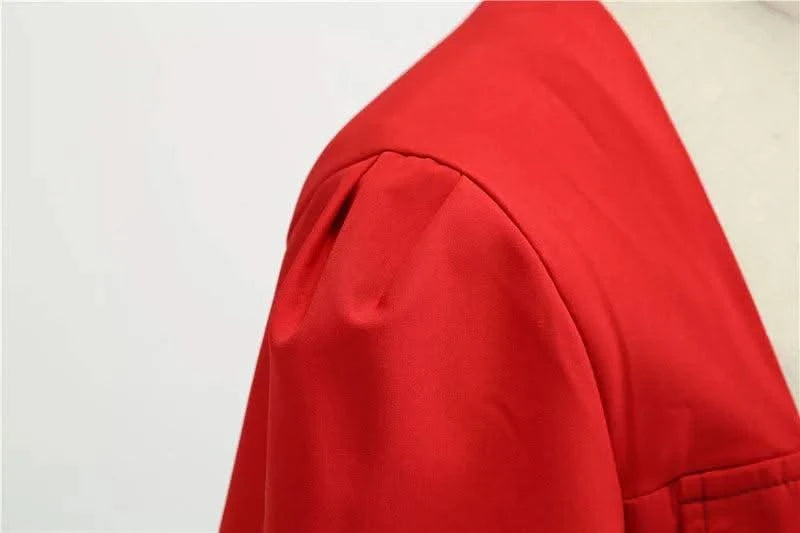 Women Summer Dress Elegant Retro Vintage 50s 60s Robe Rockabilly Swing Pinup Dresses Casual Red Party Vestidos