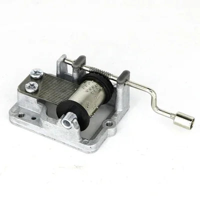 Hand Cranked Music Movement DIY Music Box Decorative Collectibles wooden Music (A Variety Of Music Available)