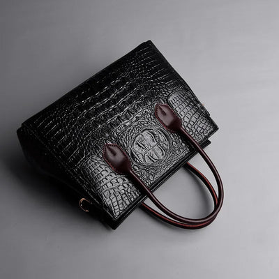 Vintage Fashion Crocodile Genuine Leather Luxury Ladies Handbags Women Bags Designer Woman Shoulder Bag Female Bolsas Feminina