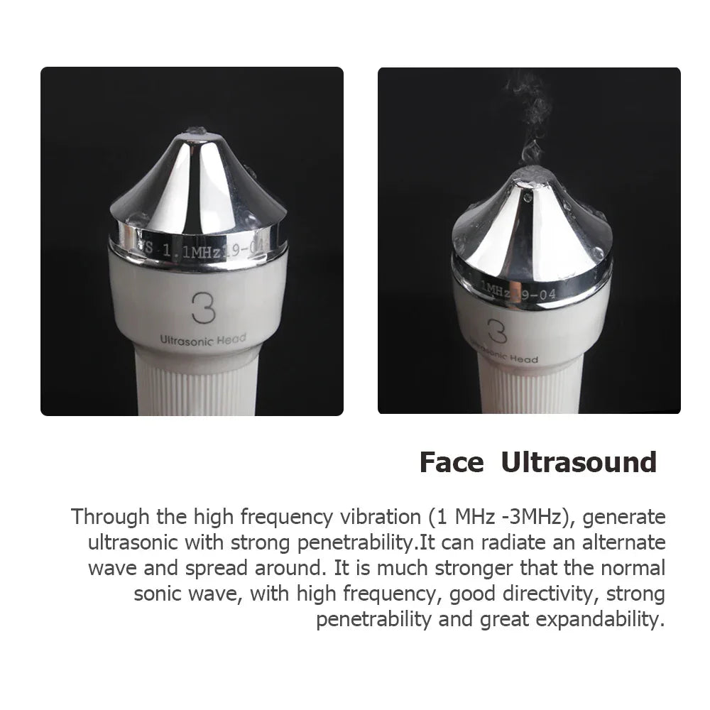 Konmison Ultrasonic Women Skin Care Whitening Freckle Removal High Frequency Lifting Skin Anti Aging Beauty Facial SPA Machine