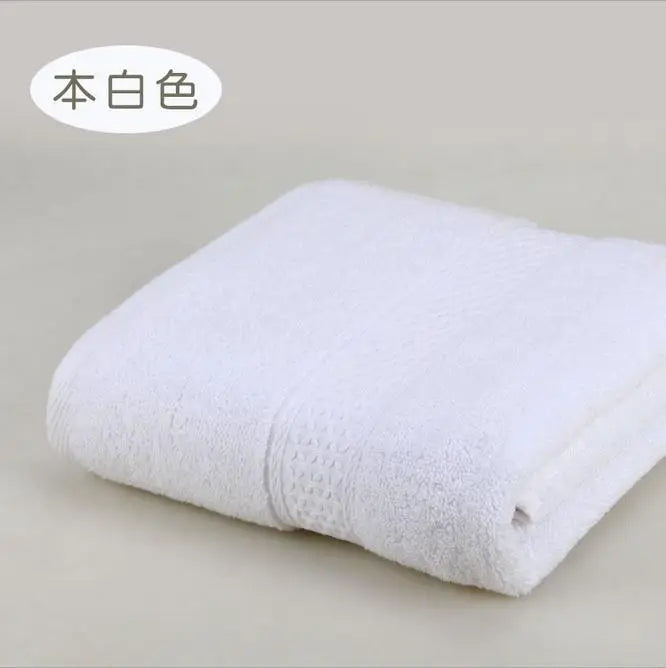 Large Bath Towels for Adults, 100% Cotton, Solid Terry, Beach Towel, Absorbent Yoga Shower Towels Bathroom, Wholesale, 70*140cm
