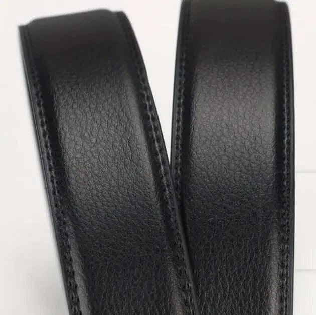 Men's Belt High Quality Genuine Leather Belts Metal Automatic Buckle Belts