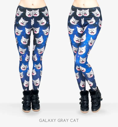 ZHBSLWT   Hot Sale New Arrival 3D Printed Fashion Women Leggings Space Galaxy Leggins
