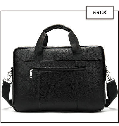 WESTAL Men's Briefcases Men's Bags Genuine Leather Lawyer/Office Bag Laptop Bag Men's Leather Briefcases Bag for Documents