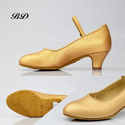 TOP BD Modern Dance Shoes Authentic Girl Child Professional Ballroom Dance Waltz Practice shoes Dancing Shoes Children BD501